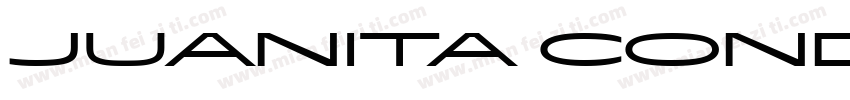 Juanita Condensed ITC字体转换